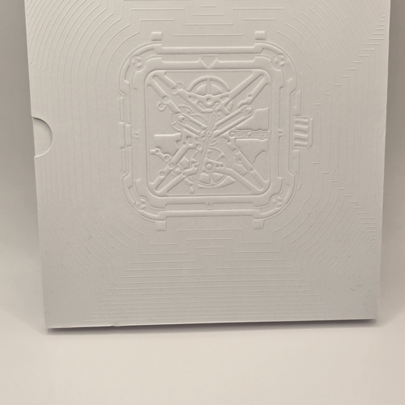 Skeleton Dial Silver and Blue Watch